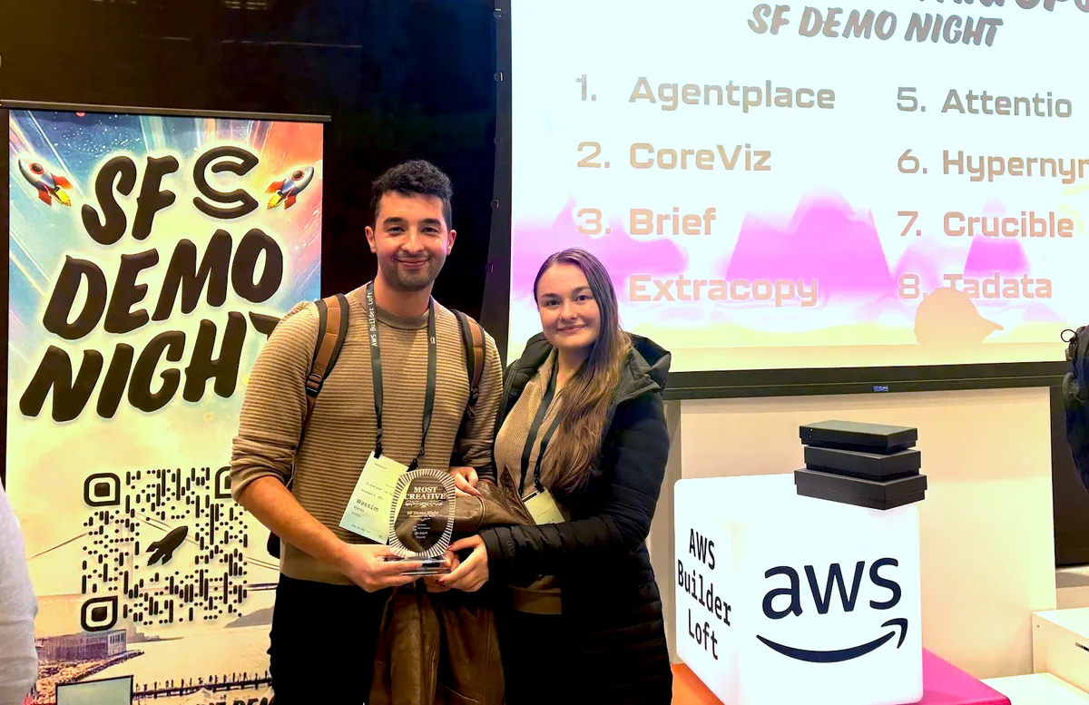 Won Most Creative at The AI Collective's SF Demo Night
