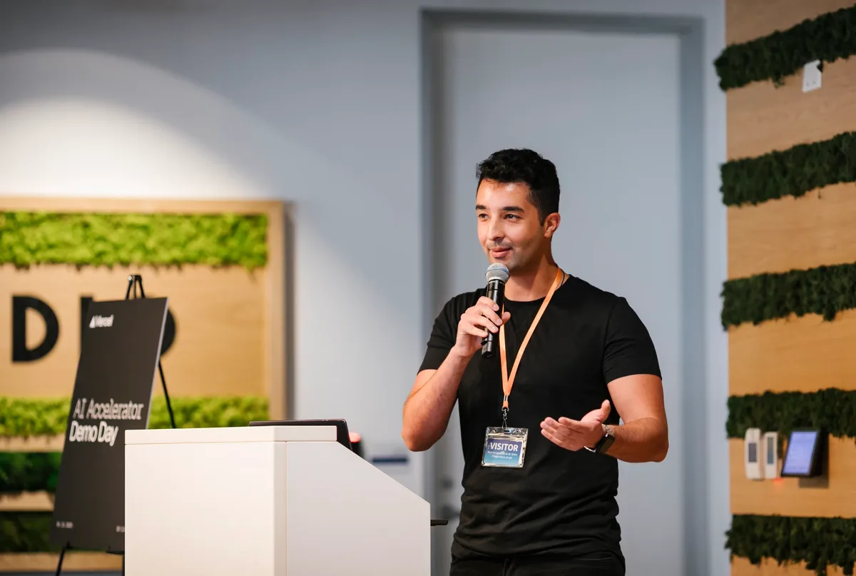 Selected for the 2026 Vercel AI Accelerator cohort